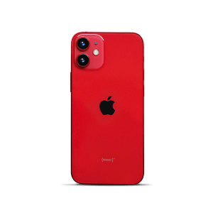 Una foto del modelo iPhone 12 Mini en color rojo vendido por Catapu Perú.