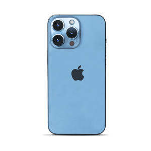 Una foto del modelo iPhone 13 Pro en color azul sierra vendido por Catapu Perú.