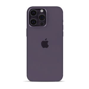 Una foto del modelo iPhone 14 Pro Max en color morado oscuro vendido por Catapu Perú.