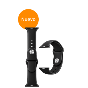 Banda de silicona Watch, 40mm, Negro